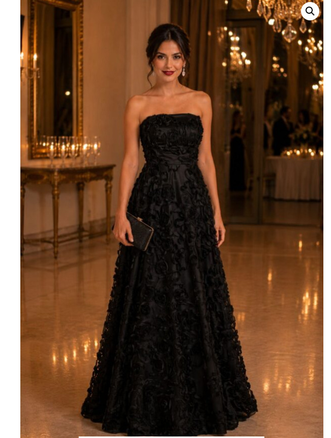 V3 — vestido Preto